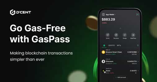 D’CENT Wallet Launches GasPass for Gas-Free Transactions